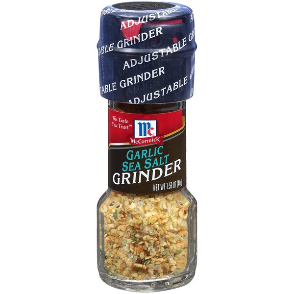 McCormick's Garlic Sea Salt GRINDER 1.58oz (9 Pack)