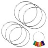 QMLING Pack of 6 Goods Ring, Key Ring Large 150