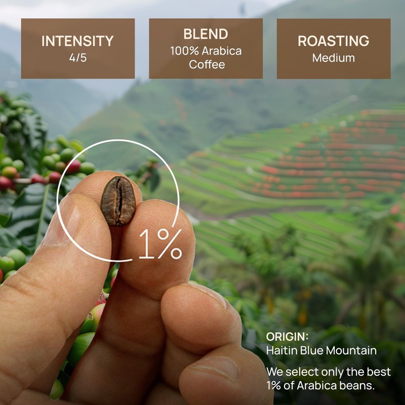 Alaso Cafe Whole bean Coffee |100% Haitian Blue Mountain whole