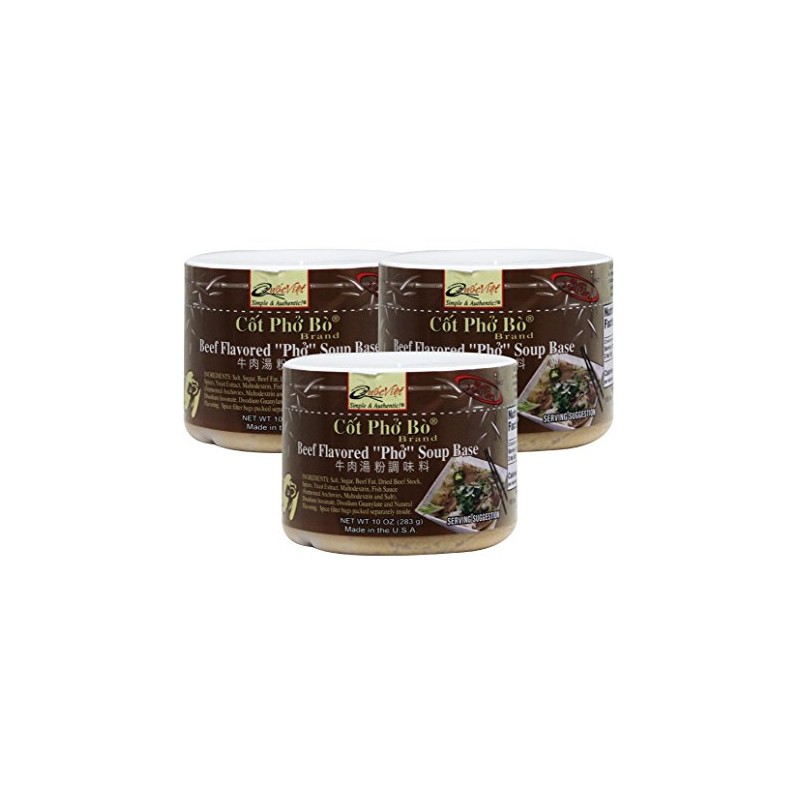 Quoc Viet Foods Soup Base, 10 oz jar (Pho Beef