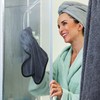 Erwin Müller Microfibre Cloth Pack of 2 Microfibre Grey Size