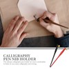 Operitacx Calligraphy Pen Holder Oblique Holders for Dip Nibs Calligraphy