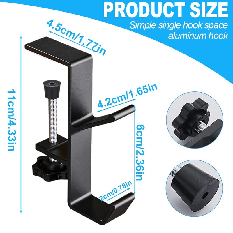 NJCXOLA Headphone Stand, Headset Holder, Headphone Stand, Desk, Headphone Hanger,