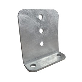 Brickyard 8 Pack - 6" Galvanized L-Type Boat Trailer Bunk Bracket, Heavy Duty
