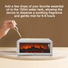 3D Flame Fireplace Humidifier Quiet Aroma Diffuser with Controller 150ml