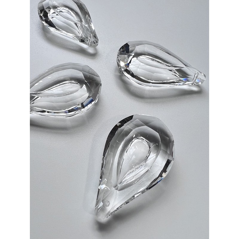 sky voyage Suncatcher Dragon Eyes 38mm Transparent Chandelier Prism Set