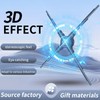3D Hologram Fan, 50cm 4 Blades 2000x510 LED 3D Holographic