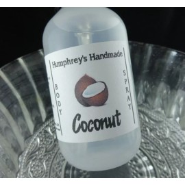 Humphrey's Handmade COCONUT Scented Body Spray, Cologne Fragrance Mens Womens Unisex Tropical Sweet