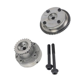 Yeedaky AT4Z-6C525-B AT4Z-6256-B 2Pcs Camshaft Adjuster Gear, Timing Sprocket Gear Fits for Edge/Lobo/Transit-150/ Transit-250/ Transit-350, L-incoln MKT/MKX/MKZ 2020-2011 Automotive Replacement Part