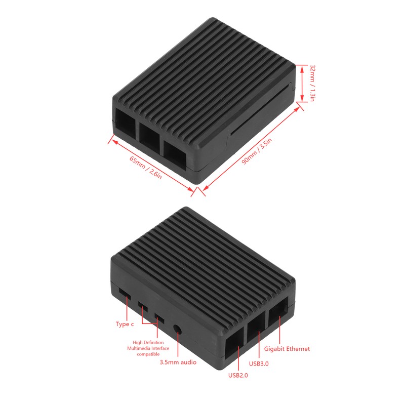 Passive Cooling Shell Aluminum Alloy Heat Dissipation Computer Accessories for
