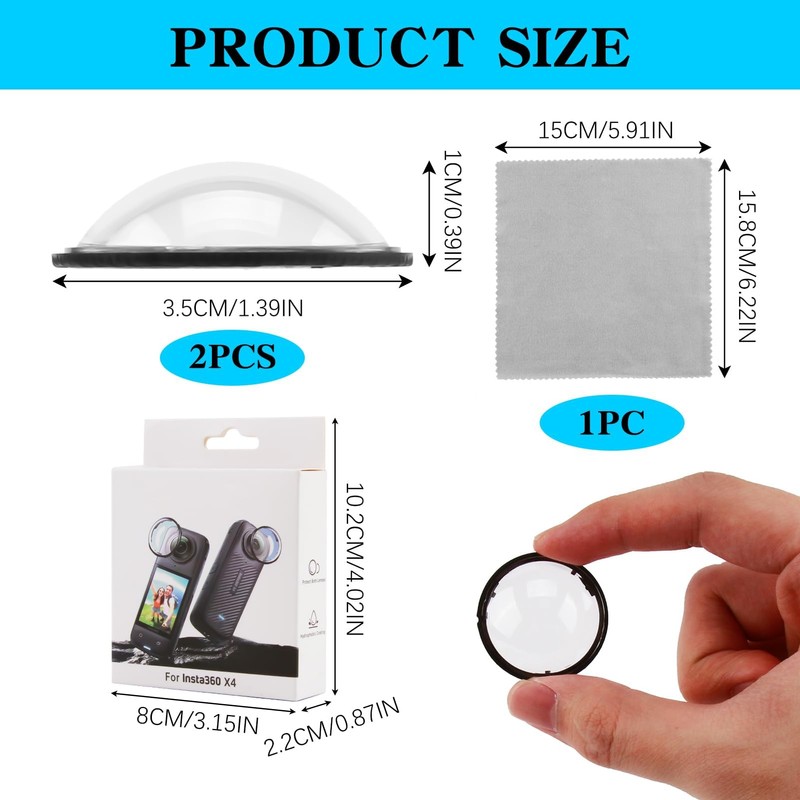 Lens Protector for Insta360 One X4 - Anti-Scratch Lens Protector