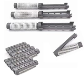 PPIOOY 20pcs Self Perming Perma Rod Hair Curling Kit Small Professional Styling Tool for Short and Long Hair Fluffy Root Perm (Gray)