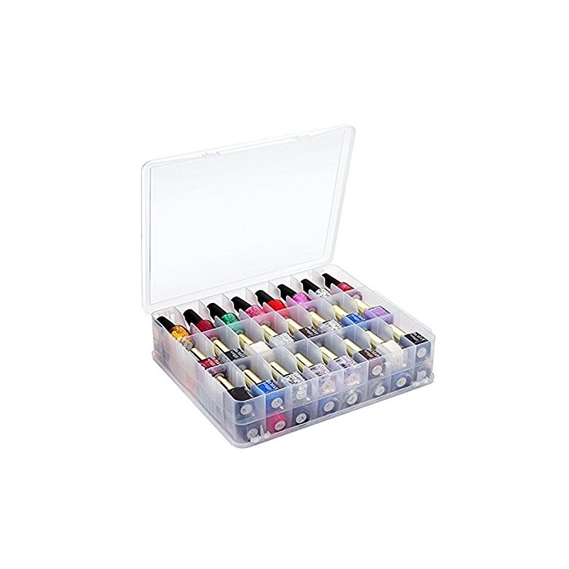 Kissbuty Universal Nail Polish Holder Organizer For 48 Bottles Adjusta