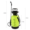 Futone 1.3 Gallon Garden Sprayer Water Pump Pressure Sprayers with