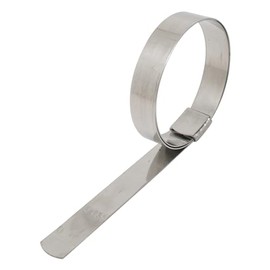 5/8" W x 0.025" Th x 2-1/2" Di (50 Pack) Center Punch Clamp band hose clamps 201 stainless steel
