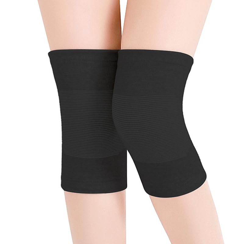 Thermal Knee Warmer with Warm Lining Stretchy Knit Knee Sleeve
