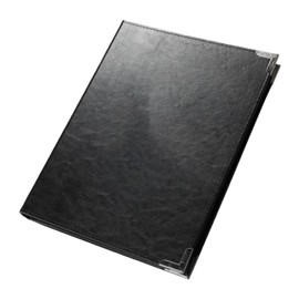 Milageto Restaurant Menu Cover Holder Cheque Book Holder Restaurant Guest Check Holder Hotel Menu Folder, 4 Blank Inserts