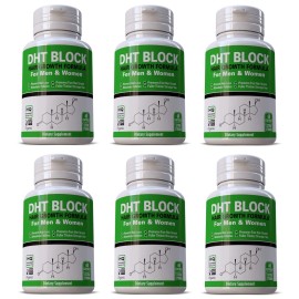 Pure Advanced Fast Hair Growth Treatment Formula for Men Women DHT BLOCKER Supplement - 6 Bottles (360 Capsules)