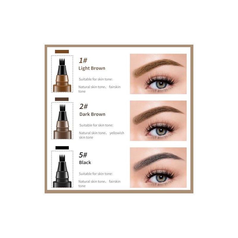 Lápiz de contorno de cejas, lápiz de cejas de microblading