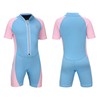 Lemorecn Wetsuits Kids Neoprene 2mm Front Zip Shorty Swim Suits