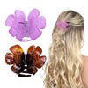 Basic Sense Flower French Hair Clamp Claw Clips Strong Hold
