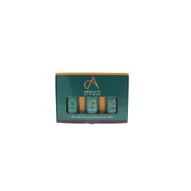 Absolute Aromas Zuhause Pack mit ätherischen Ölen - Set mit 3 x 10 ml - 100% ätherische Öle aus Citronella, Zitronengras und Teebaum