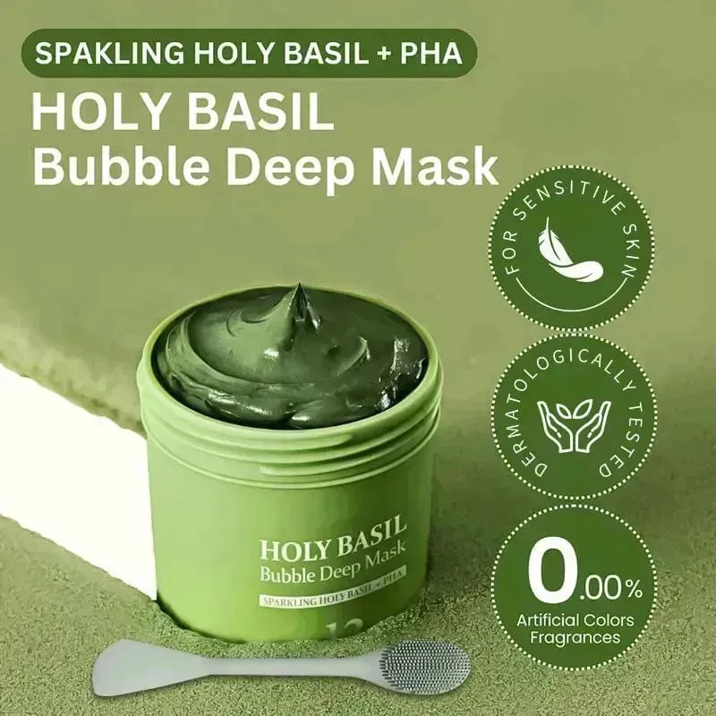 Mascarilla Limpiadora Profunda Nueva Holy Basil Bubble Hol