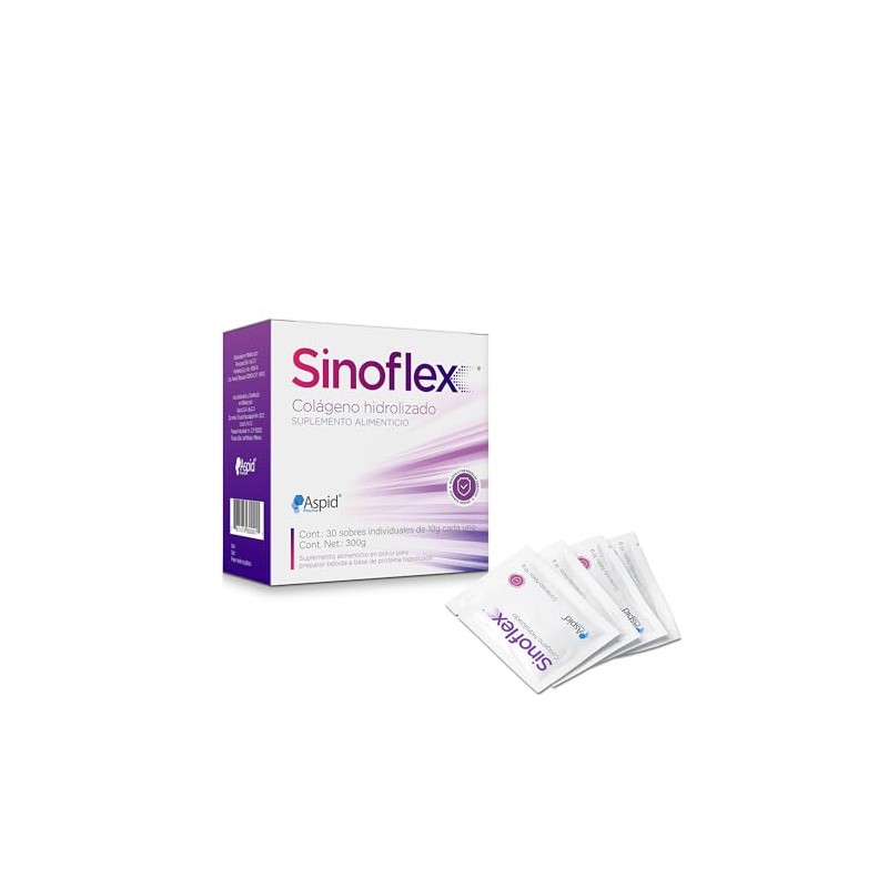 Sinoflex colágeno hidrolizado 30 sobres de 10g c/u