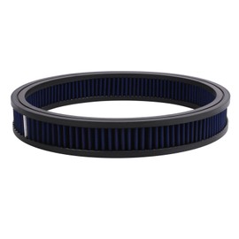 High Flow Round Air Filter Element Washable Reusable Air Cleaner Intake Filter Element Replacement for Hot Rod 14x2in Air Filter Blue