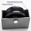 NINOSO 4"x 1.5" V Groove Wheel, Cast Iron Sliding Gate