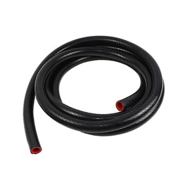 TenKe 5ft Universal High Temperature 1-Ply Reinforced 16mm 5/8" ID Heater Hose Silicone Vacuum Hose Tubing (5ft 16mm Black)