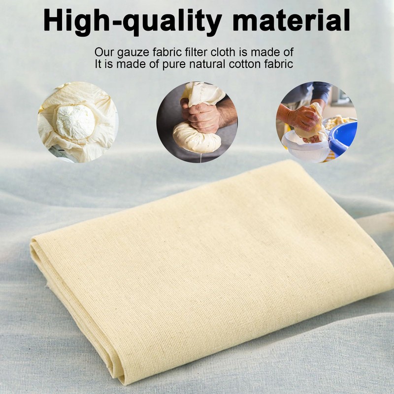 6 Pcs Cheese Cloths for Straining, 50x50cm Muslin Cloths for