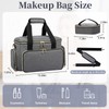 Large Makeup Bag, Portable Travel Makeup Bag Organizer for Women