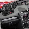 Mikinona Dual Head Car Fan Portable Vehicle Cooling Fan Rotatable