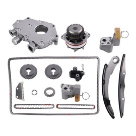 maXpeedingrods Engine Timing Chain Kit w/Water Oil Pump for Nissan Pathfinder Frontier Xterra 2005-2010 4.0L 3954CC Chains Automotive Time Parts Set 13028ZK01C 13028ZS00A 13091ZK00A