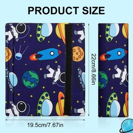 Tomedeks 2pcs Children's Boys Car Seat Belt Protection Seat Belt Shoulder Cushion Shoulder Stack Seasats Belt Pads for Children (Space)