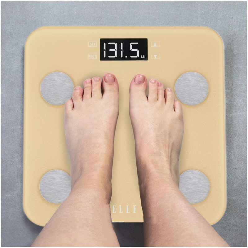 ELLE Digital Body Weight Scale with BMI Analyzer and 7