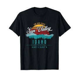 Sun Valley Idaho Sawtooth National Recreation Area Souvenir T-Shirt