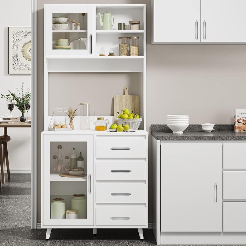 kwa heri Self-Stick Push Pull Helper 8 Pack Hidden Cabinet
