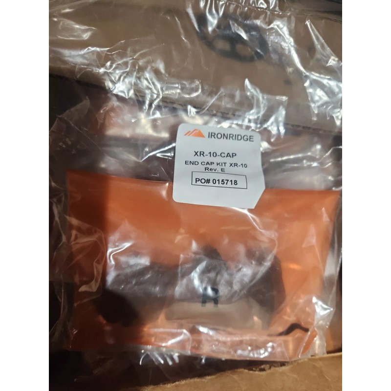 IronRidge XR-10-CAP End Caps, Pack of 10 Pair = 20