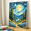 JATOK Paint by Numbers Adults, Paint by Numbers, DIY Moon