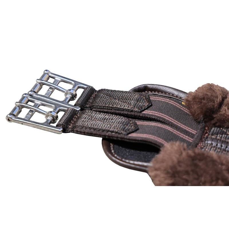 T TEKE Anatomic Luxury Plush Fleece Horse Girth - Contoured