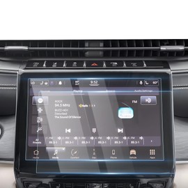 [Upgrade]Karltys 2 Pack 10.1-Inch Screen Protector[No Glare & Fingerprint] for 2021-2025 Jeep Grand Cherokee L & Dodge Durango & Chrysler Pacifica Tempered Glass Screen Protector Ultra Clear Anti Glare Grand Cherokee L Accessories