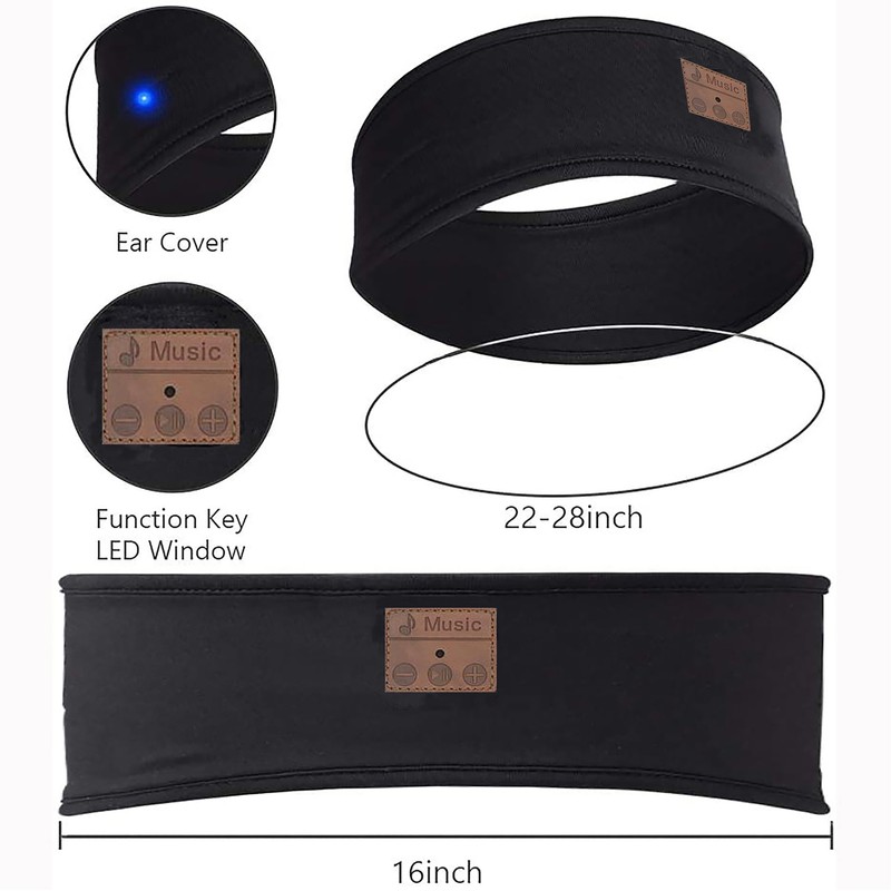 Breathable Sleep Headphone Wireless Sports Music Headband Headphone With Bluetooth