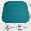 DIFENLUN Shower Drain Cover Tub Stopper,2 Pieces Sewer Anti-Odor Mat