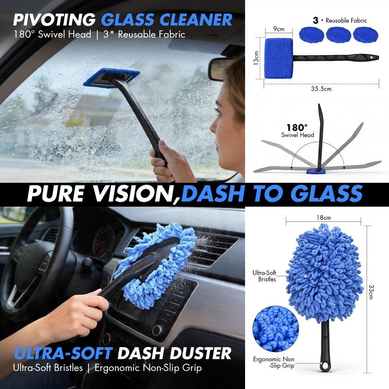 28PCS Car Detailing Kit Interior Cleaner, Car Interior Cleaning Kit