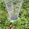STYDDI Turret Pattern Sprinkler, 8-Pattern Stationary Water Sprinkler on Metal