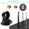 KayNicam 1 Pcs Microphone Clip, Mic Holder for Microphones with