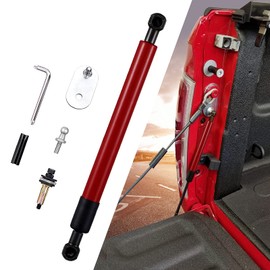 Puerta trasera Assist Shock para Dodge Ram 1500, 2019-2022 RAM 1500 Classic, 2010-2022 RAM HD 1500 2500 3500 rojo Vepagoo