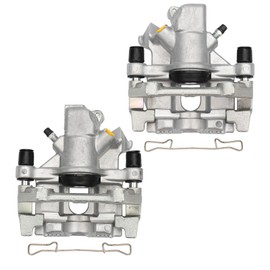 BRTEC Rear Driver and Passenger Side Disc Brake Calipers Assembly 19B3126 19B3127 Compatible for 2003-2006 Mini Cooper,2008 for Mini Cooper